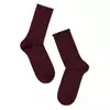 Меланжевые женские носки conte comfort 000 (без резинки) темно-бордовый, 19С-101СП, 36-37 (23), CONTE ELEGANT,  - 2