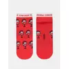 Женские короткие новогодние носки с люрексом new year 428 красный, 22С-24СП, 36-39 (23-25), CONTE ELEGANT,  - 5