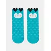 Хлопковые детские носки tip-top (мордашки) 603 бирюза, 17С-59СП, 14, CONTE-KIDS,  - 1