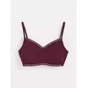Бюстье из премиального хлопка classic basic lbe 1345 bordo, 20С-1327ТСП, 170-84/XS, CONTE ELEGANT,  - 5