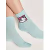 Носки детские "веселые ножки" 941 бледно-бирюзовый, 17С-10СП, 20, CONTE-KIDS,  - 2