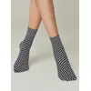 Носки женские с рисунком «в горох» fantasy 22с-54сп nero-bianco, 22С-54СП, 36-39 (23-25), CONTE ELEGANT,  - 2