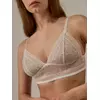 Бюстье с треугольными чашками из фактурного кружева lace twist lbe 1987 tofu, 21С-2004ТСП, 170-84/XS, CONTE ELEGANT,  - 1