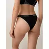 Трусы женские «танга» с фигурным вырезом black&white lta 2246 black, 22С-2219ТСП, 102/L, CONTE ELEGANT,  - 2