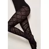 Колготки женские с геометрическим рисунком prime fantasy nero, 22С-132СП, 2, CONTE ELEGANT,  - 3