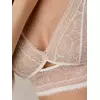 Бюстье с треугольными чашками из фактурного кружева lace twist lbe 1986 tofu, 21С-2003ТСП, 170-88/S, CONTE ELEGANT,  - 2