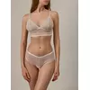 Бюстье с треугольными чашками из фактурного кружева lace twist lbe 1987 tofu, 21С-2004ТСП, 170-84/XS, CONTE ELEGANT,  - 4