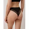 Трусы женские «бразилиана» из бамбука и эластичной сеточки double conte lbr 2260 black, 22С-2233ТСП, 90/XS, CONTE ELEGANT,  - 2