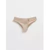 Трусы женские «бразилиана» из фактурного кружева с фигурным вырезом grafic lace lbr 1984 light almond, 21С-2001ТСП, 94/S, CONTE ELEGANT,  - 1