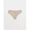 Трусы женские «бразилиана» из фактурного кружева с фигурным вырезом grafic lace lbr 1984 light almond, 21С-2001ТСП, 94/S, CONTE ELEGANT,  - 2