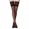 Чулки с ажурной резинкой и эффектом шелка amour nero, 22С-139СП, 23-25 (1/2), CONTE ELEGANT,  - 4