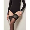 Чулки с ажурной резинкой и эффектом шелка amour nero, 22С-139СП, 23-25 (1/2), CONTE ELEGANT,  - 2