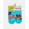 Хлопковые детские носки "веселые ножки" 947 бирюза, 17С-10СП, 16, CONTE-KIDS,  - 4