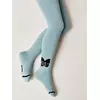Теплые махровые детские колготки sof-tiki (махровые внутри) 651 серо-бирюзовый, 7С-38СП, 128-134 (20), CONTE-KIDS,  - 2