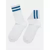 Носки женские хлопковые с яркими полосками из люрекса active 157 белый-синий, 19С-65СП, 36-37 (23), CONTE ELEGANT,  - 4
