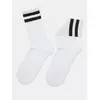 Носки женские хлопковые с яркими полосками из люрекса active 157 белый-черный, 19С-65СП, 36-37 (23), CONTE ELEGANT,  - 4