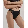 Трусы женские «бразилиана» из хлопка и эластичной сеточки rib with mesh lbr 2494 black, 22С-2507ТСП, 90/XS, CONTE ELEGANT,  - 1