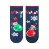 Носки детские (новый год) school 3079 брестские 8005 т.синий меланж, 20С3079, 17-18, БРЕСТСКИЕ,  - 2