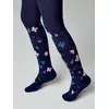 Колготки детские хлопковые tip-top 675 темно-синий, 4С-03СП, 92-98 (14), CONTE-KIDS,  - 2