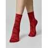 Плотные носки с вывязанным рисунком «my dreams» nero-rosso, 23С-80СП, 36-39 (23-25), CONTE ELEGANT,  - 3