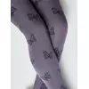 Колготки детские tip-top 678 серо-фиолетовый, 4С-04СП, 128-134 (20), CONTE-KIDS,  - 2