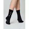 Женские хлопковые носки happy с рисунками 612 черный, 18С-227СП, 36-39 (23-25), CONTE ELEGANT,  - 2