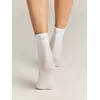 Матовые носки с сияющей термоаппликацией moment fantasy silver-bianco, 24С-6СП, 36-38 (23-25), CONTE ELEGANT,  - 3