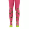 Теплые колготки sof-tiki (махровые внутри) с рисунками 644 розовый, 7С-38СП, 104-110 (16), CONTE-KIDS,  - 3