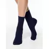 Хлопковые женские носки conte classic 000 темно-синий, 7С-22СП, 38-39 (25), CONTE ELEGANT,  - 1