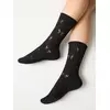 Женские ажурные носки (без резинки) classic 628 черный, 24С-99СП, 36-38 (23-25), CONTE ELEGANT,  - 1