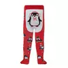 Новогодние колготки conte-kids new year "пингвин" 539 красный, 19С-97/1СП, 62-74 (12), CONTE-KIDS,  - 1