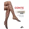 Колготки в ромбы mirage nero, 24С-80СП, 5, CONTE ELEGANT,  - 1