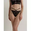 Кружевные трусы «танга» fabulous lta 2864 black, 23С-2901ТСП, 90/XS, CONTE ELEGANT,  - 1