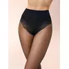 Колготки утягивающие с ажурными трусиками minimi slim control 40 caramello, SLIM CONTROL 40, 4, MINIMI,  - 4