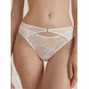 Трусы бразилиана с v-образной талией conte mystery garden lbr 3115 off white, 24С-3156ТСП, 94/S, CONTE ELEGANT,  - 1