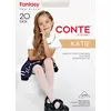 Детские колготки в точку с рисунком «кот» katie bianco, 24С-168СП, 104-110, CONTE ELEGANT,  - 1