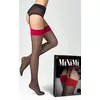 Чулки без силикона minimi dea 20 nero/rosso, calze DEA 20 (чулки под пояс), 2 (S/M), MINIMI,  - 1