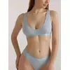 Бюстье в рубчик из вискозы active shape lbe 3183 pastel blue, 24С-3239ТСП-1, 170-92/M, CONTE ELEGANT,  - 1