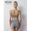 Топ на тонких бретелях с вкладышами minimi 1011s french chic grigio, , 44/46 (s/m), MINIMI, - 5