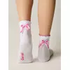 Носки детские (декор, бантики) tip-top 065 белый-розовый, 24С-179СП, 18, CONTE-KIDS,  - 1