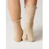 Носки с декоративным волнистым бортом tip-top 1019 бежевый, 25С-30СП, 16-18, CONTE-KIDS,  - 3