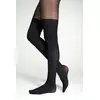 Колготки с имитацией гольфинов в рубчик caprice nero, 24С-181СП, 2, CONTE ELEGANT,  - 4
