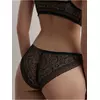 Трусы «бикини» из фактурного кружева и хлопка lace twist lb 1992 black, 21С-2009ТСП, 106/XL, CONTE ELEGANT,  - 2