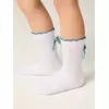 Носки детские (декор, бантики) tip-top 065 белый-бирюза, 24С-179СП, 18, CONTE-KIDS,  - 1