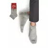 Короткие мужские носки omsa active 111 grigio melange, , 39-41 (25-27), OMSA, - 1