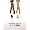 Чулки с кружевной резинкой и имитацией шва incanto fatal nero, , 3, INCANTO, - 7