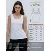 Майка женская omsa d1101 bianco, , 46 (M), OMSA, - 5