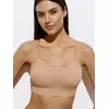 Кроп-топ с сеткой на тонких бретелях с вкладышами omsa invisible 1112b beige, , 50(XL), OMSA, - 3