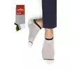 Мужские укороченные носки из хлопка omsa active 114 grigio chiaro, , 36-38 (23-25), OMSA, - 1
