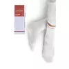 Мужские высокие носки omsa active 115 bianco/rosso, , 36-38 (23-25), OMSA, - 1